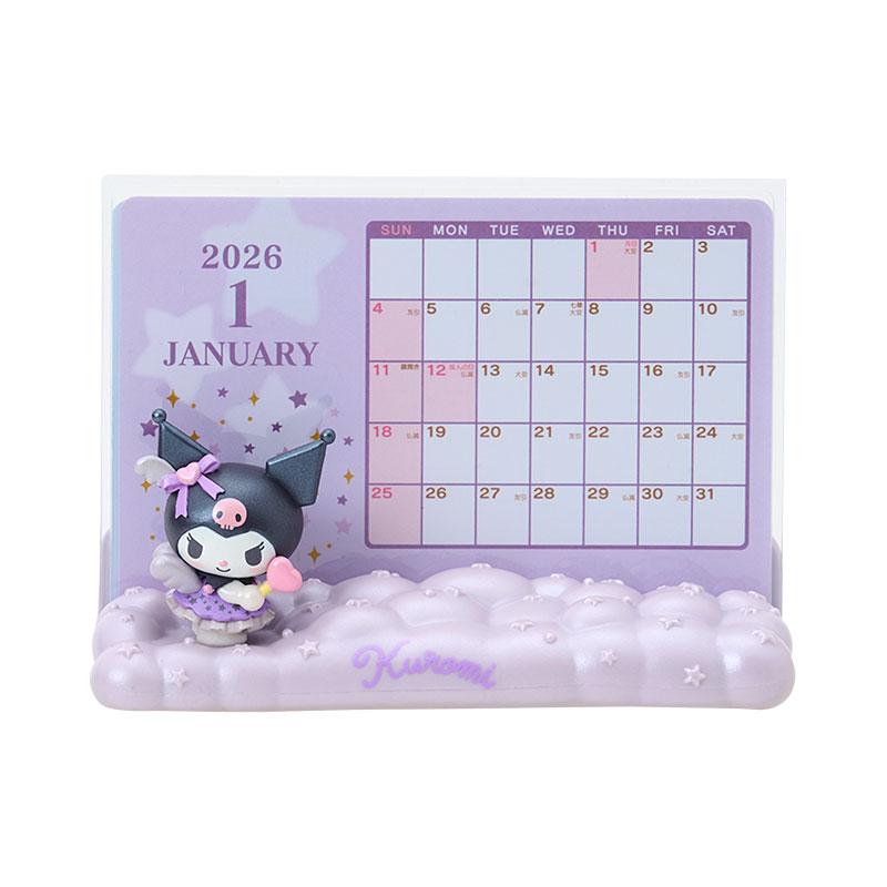 Kuromi 2026 Calendar with Mascot Sanrio Japan
