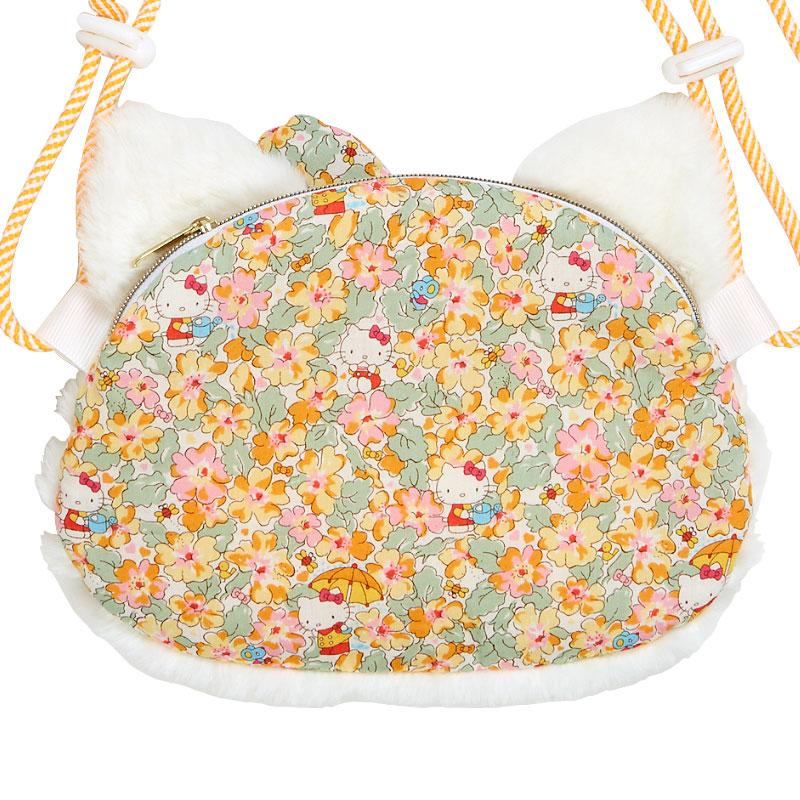 Hello Kitty Plush Sacoche Shoulder Bag Liberty Yellow Sanrio Japan 2024