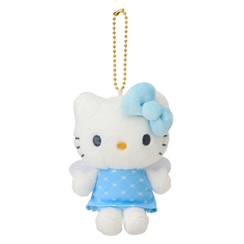 Hello Kitty Plush Keychain Angel Blue Sanrio Japan 2025