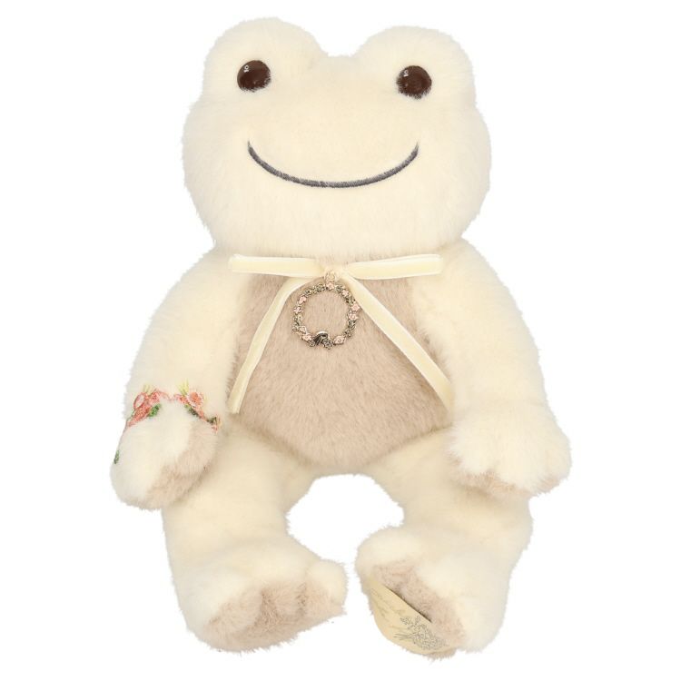 Pickles the Frog Bean Doll Plush Enchante Beige Japan 2025