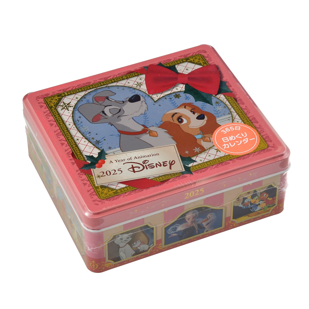 Disney Characters Daily Calendar 2025 Disney Store Japan Can Box