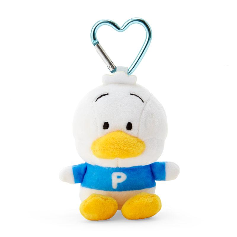 Ahiru no Pekkle Plush Mascot Holder Keychain Heart Sanrio Japan 2023
