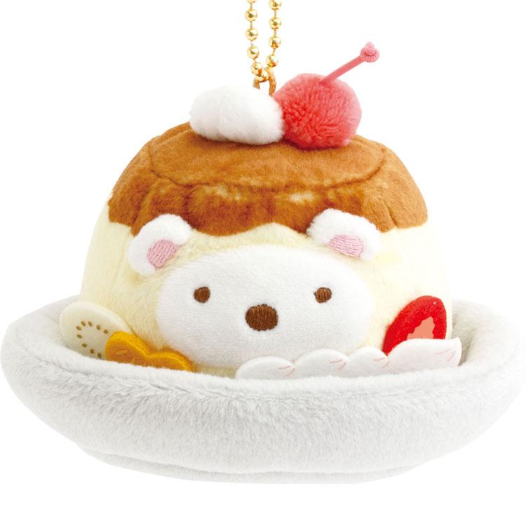 Sumikko Gurashi Shirokuma Bear Plush Keychain Fruit Parlor San-X Japan 2025