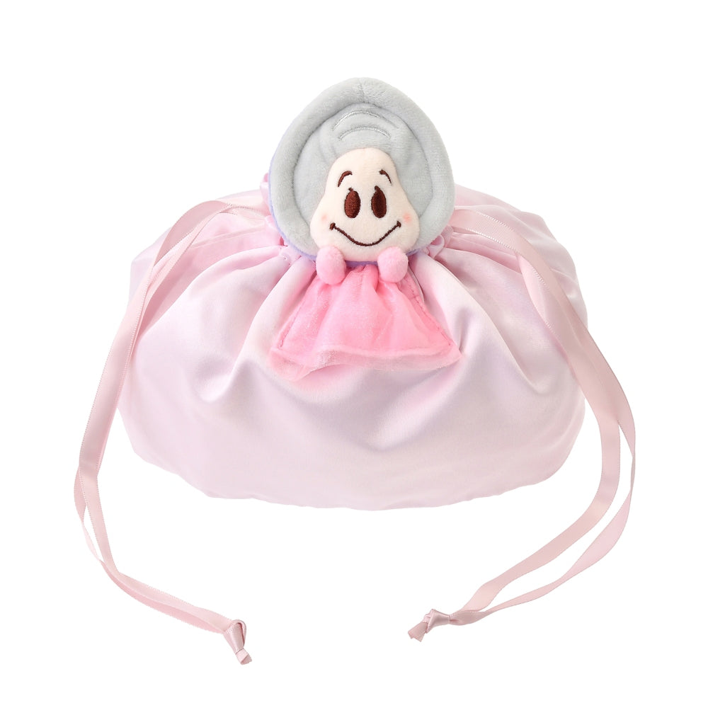 Alice in Wonderland Young Oysters Drawstring Pouch Pink Disney Store Japan 2024