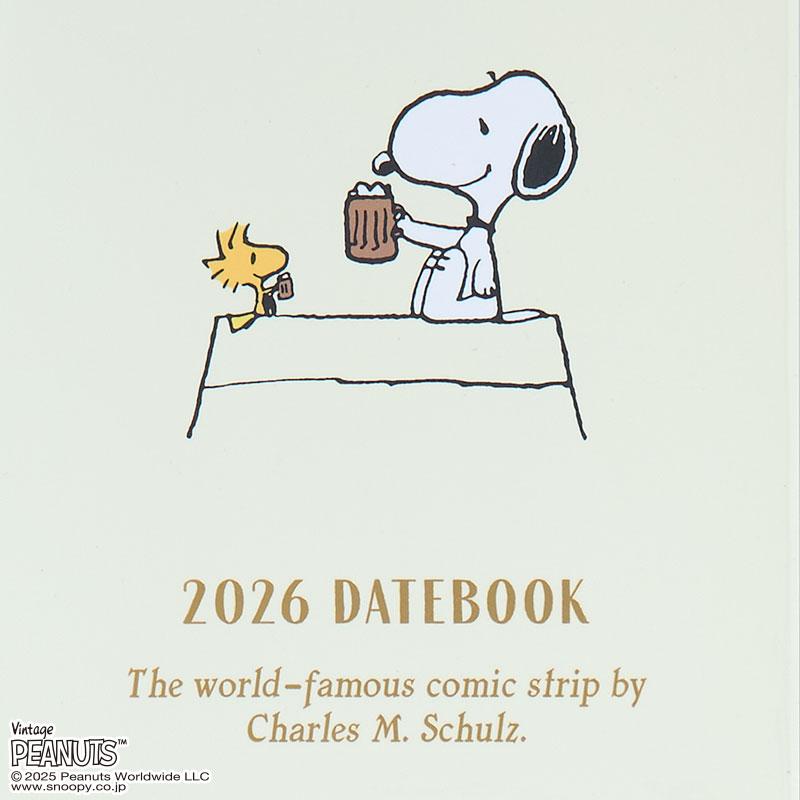 PEANUTS Snoopy 2026 Schedule Book B6 Monthly Datebook Sanrio Japan