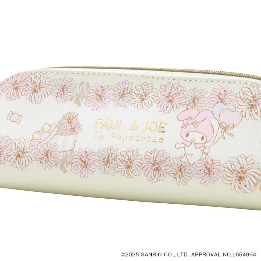 My Melody Pen Case Pencil Pouch White PAUL & JOE Sanrio Japan 2025
