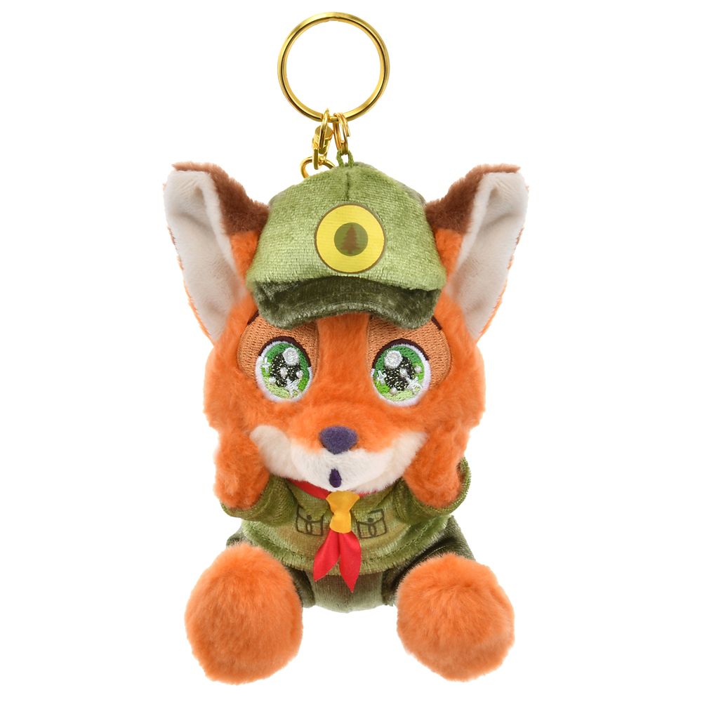 Zootopia Nick Wilde Plush Keychain KIRAME Disney Store Japan 2025