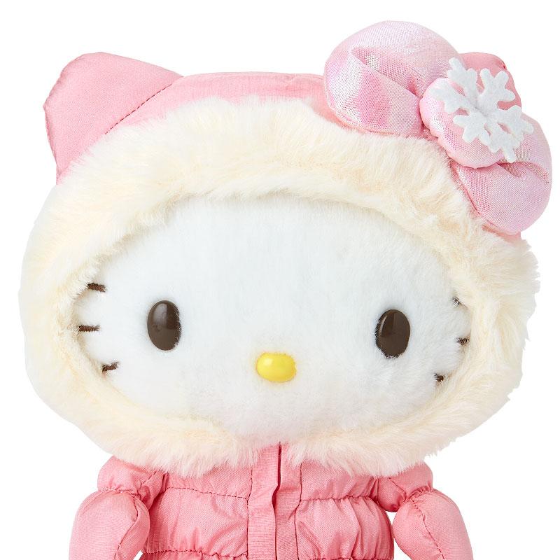 Hello Kitty Plush Doll Fluffy Winter Sanrio Japan 2024