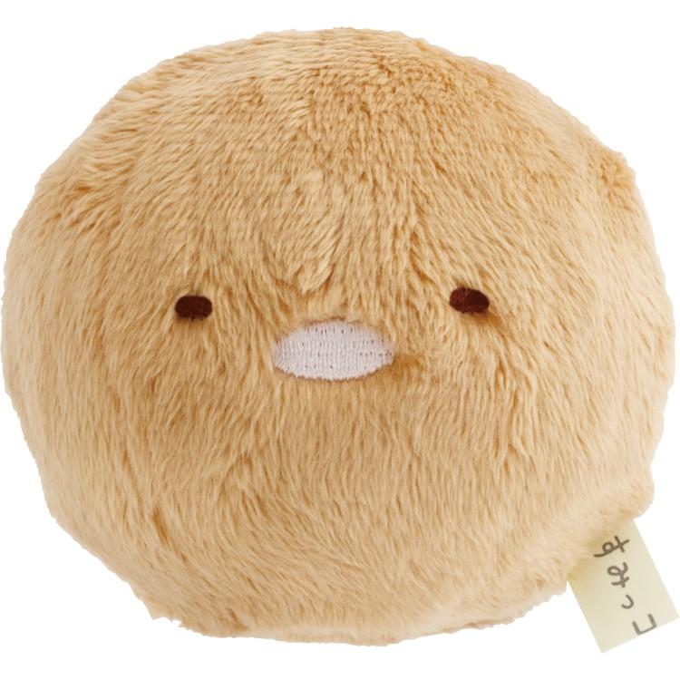 Sumikko Gurashi Tonkatsu Fried Pork Squish Round Plush Doll Face San-X Japan