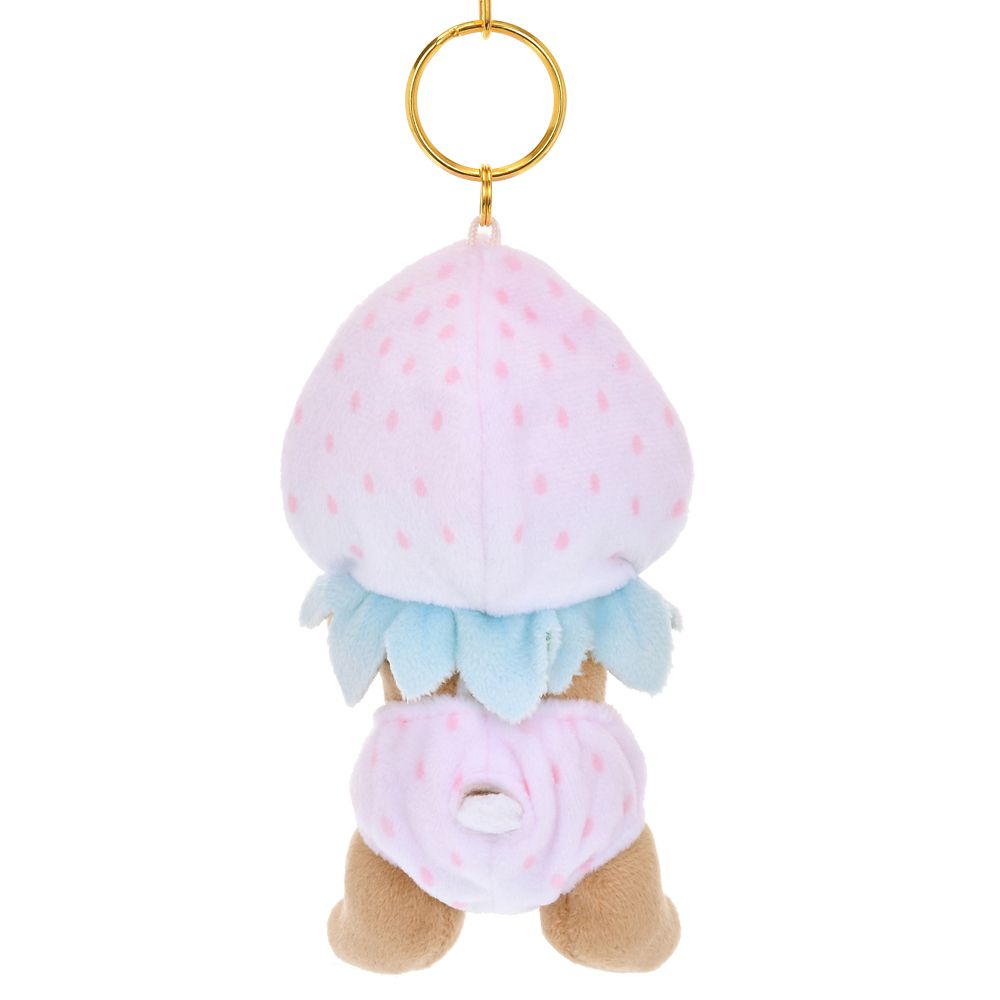 Chip Plush Keychain STRAWBERRY COLLECTION Disney Store Japan 2025