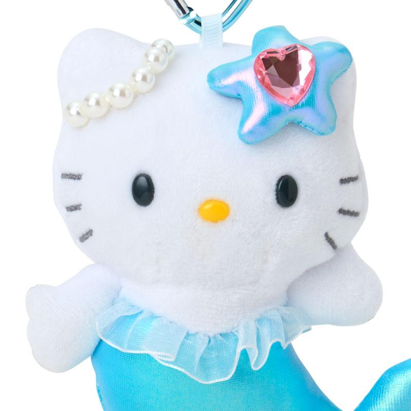 Hello Kitty Plush Mascot Holder Keychain Mermaid Blue Sanrio Japan 2025