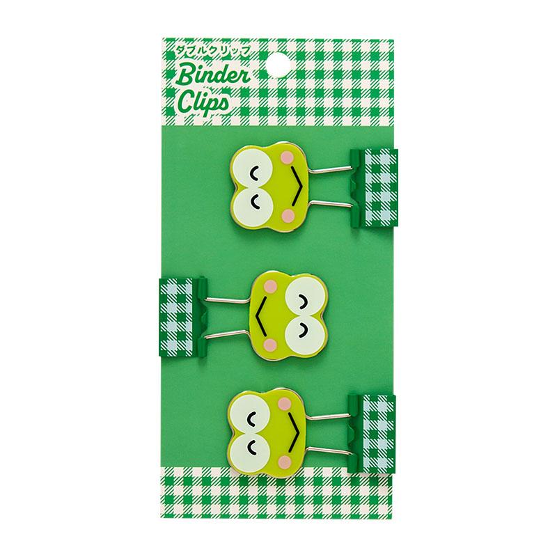 Kero Kero Keroppi Frog Double Clip 3pcs Set Sanrio Japan 2025