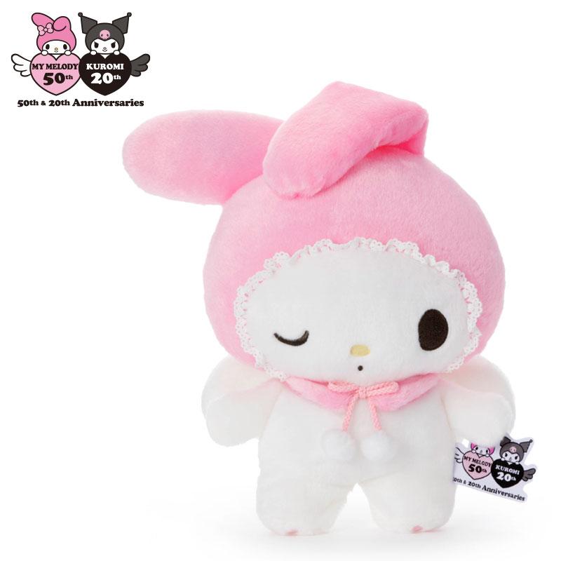 My Melody Plush Doll Popping My Melody 50th & Kuromi 20th Sanrio Japan 2025