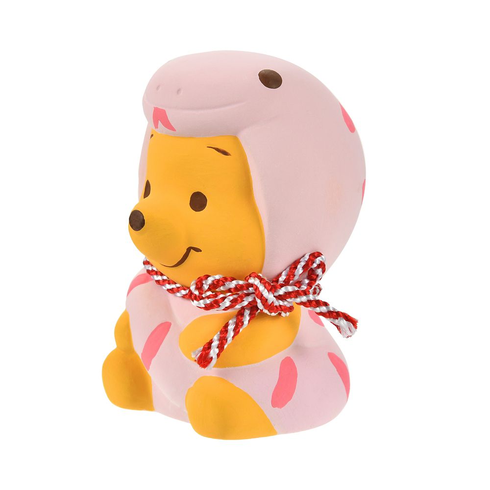 Winnie the Pooh Decoration Pink ETO POOH 2025 Disney Store Japan New Year Snake