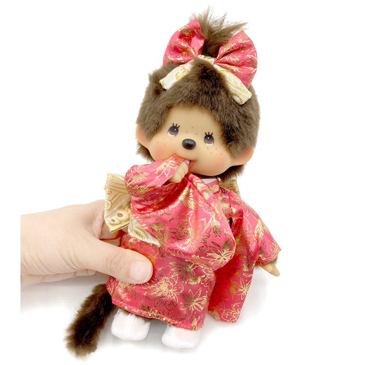 Monchhichi Doll 21cm Girl Kimono Japan 2025