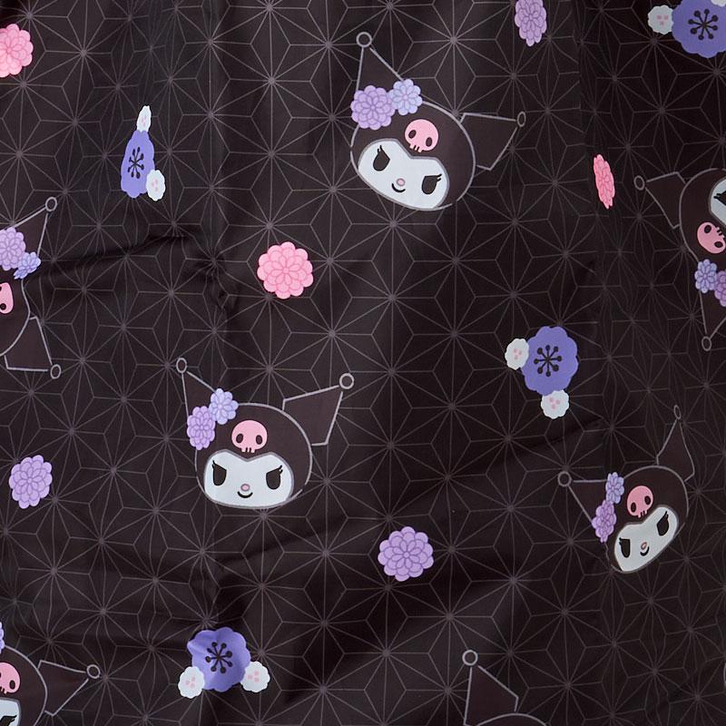 Kuromi Eco Shopping Tote Bag Japanese Pattern Black Sanrio Japan