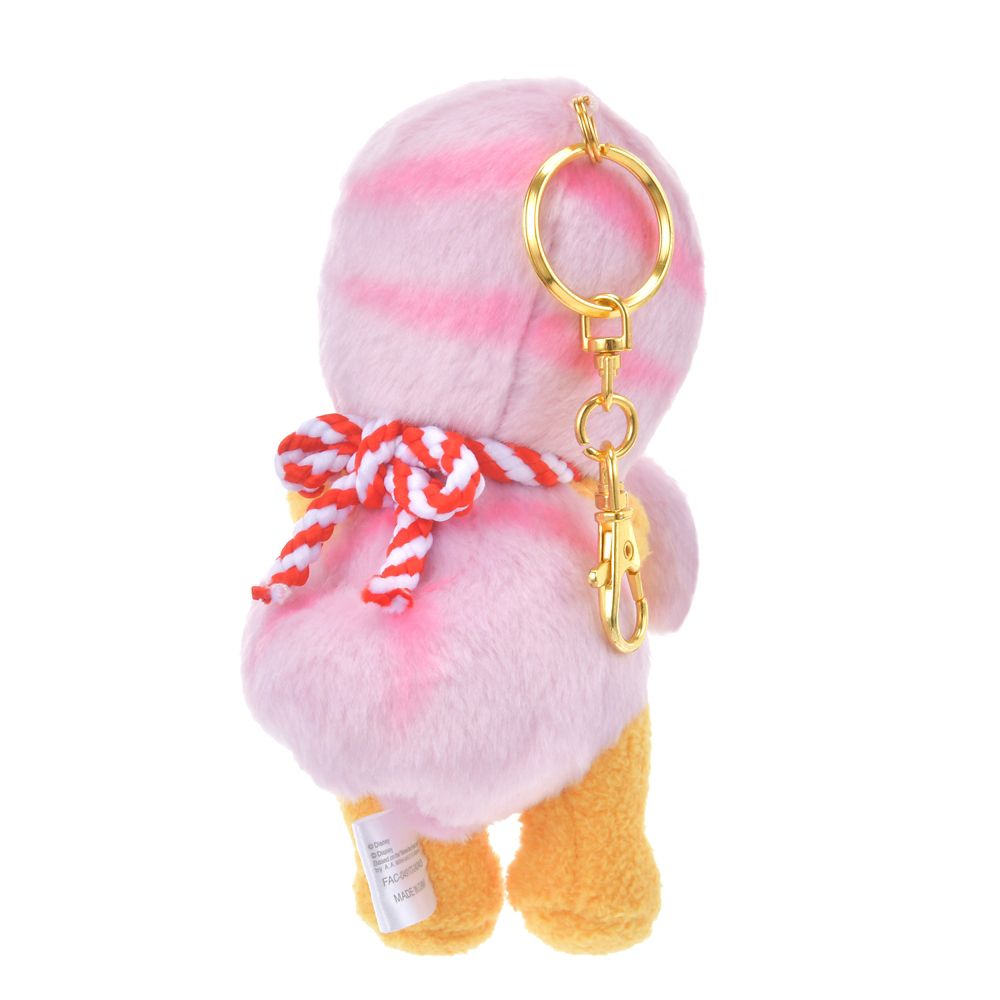 Winnie the Pooh Plush Keychain Pink ETO 2025 Disney Store Japan New Year Snake