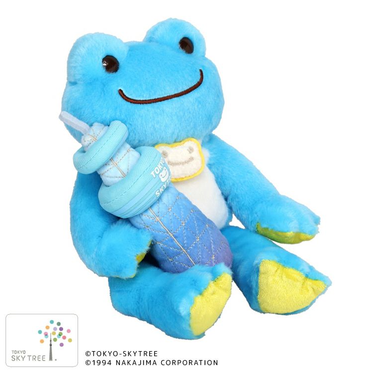 Pickles the Frog Bean Doll Plush Skytree Limit Blue Japan 2025