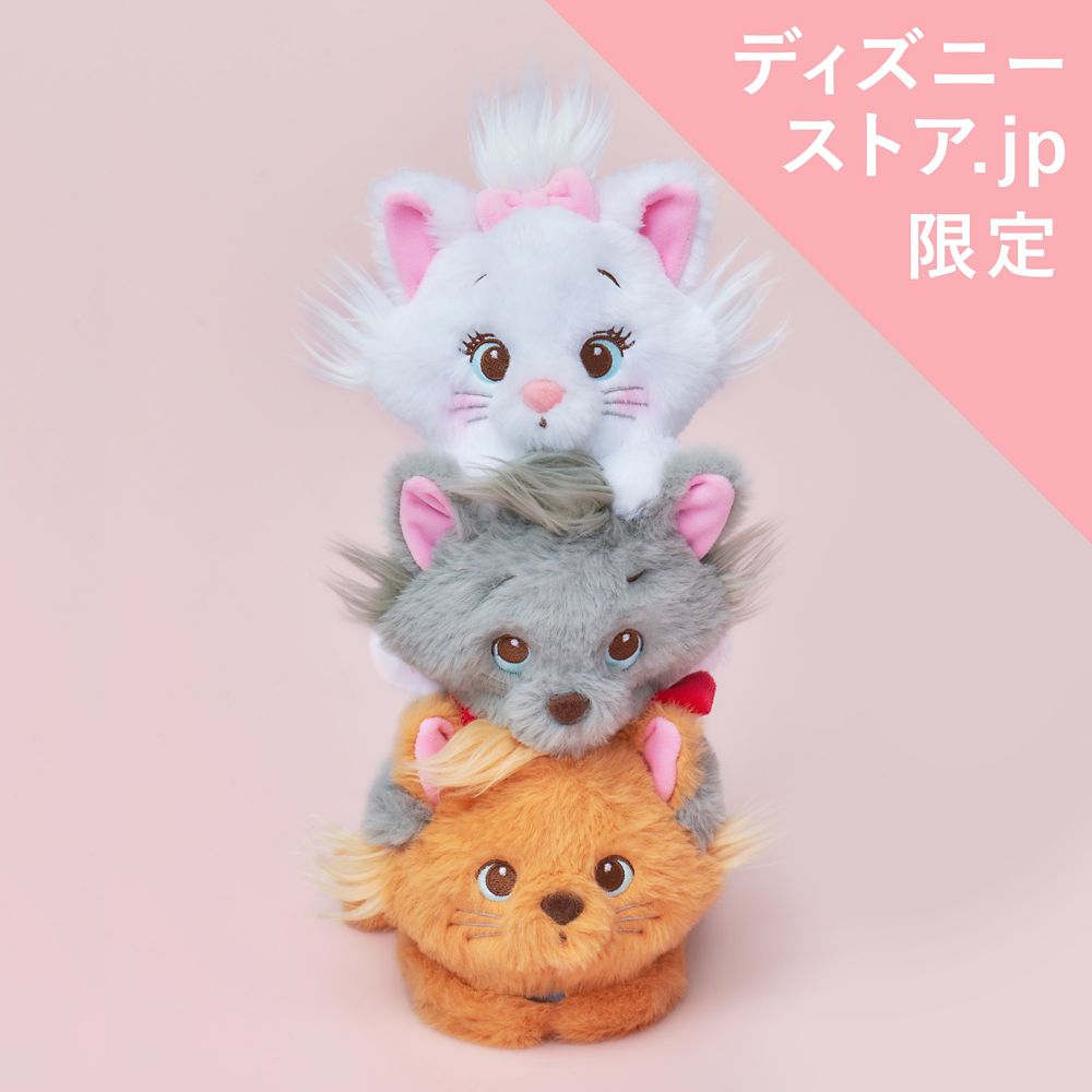 The Aristocats Berlioz Marie Toulouse Plush Doll DISNEY CAT DAY 2025 Store Japan