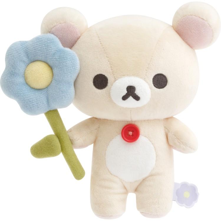 Korilakkuma Plush Doll BASIC RILAKKUMA Flower San-X Japan 2025