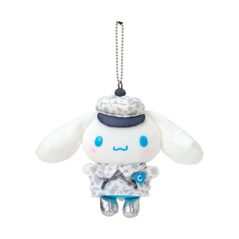 Cinnamoroll Plush Mascot Holder Keychain Monotone Animal Sanrio Japan 2025