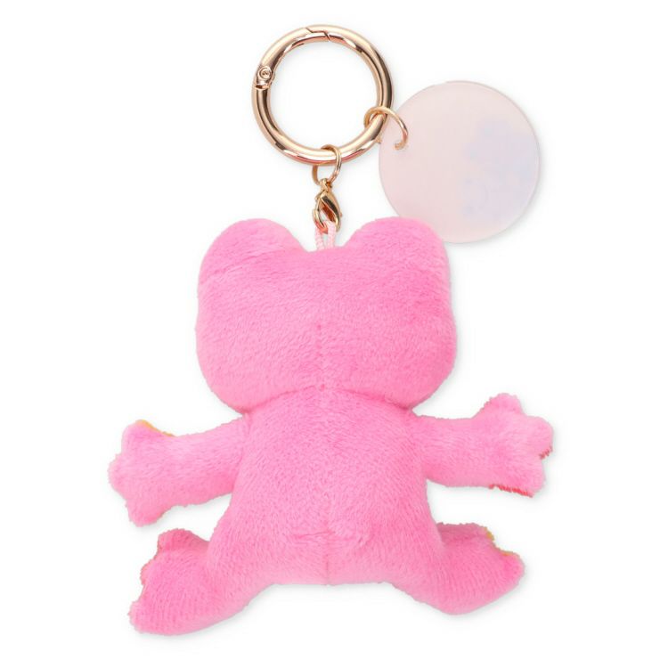 Pickles the Frog Carabiner Plush Keychain Photo Pink Japan 2024