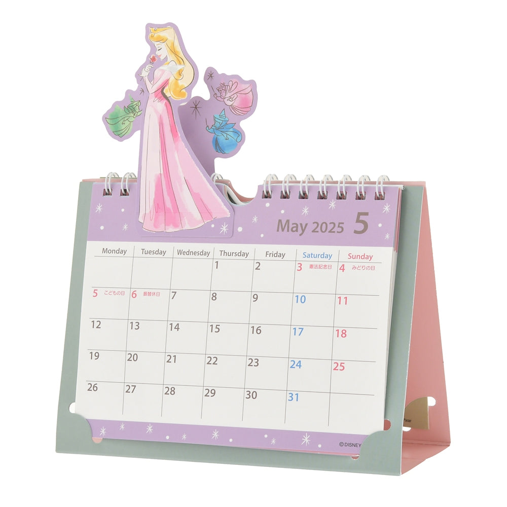 Disney Princess Fairy Tail Calendar Desktop 2025 Pop-Up Disney Store Japan