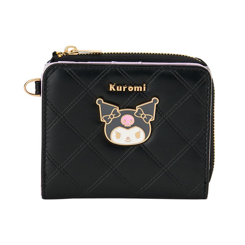 Kuromi Bifold Wallet Black Sanrio Japan 2025