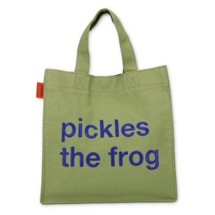 Pickles the Frog mini Tote Bag Bottom Gusset Green always smile Japan 2024