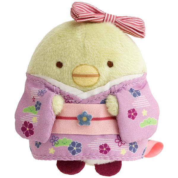 Sumikko Gurashi Penguin ? Kimono mini Tenori Plush Doll San-X Japan 2024