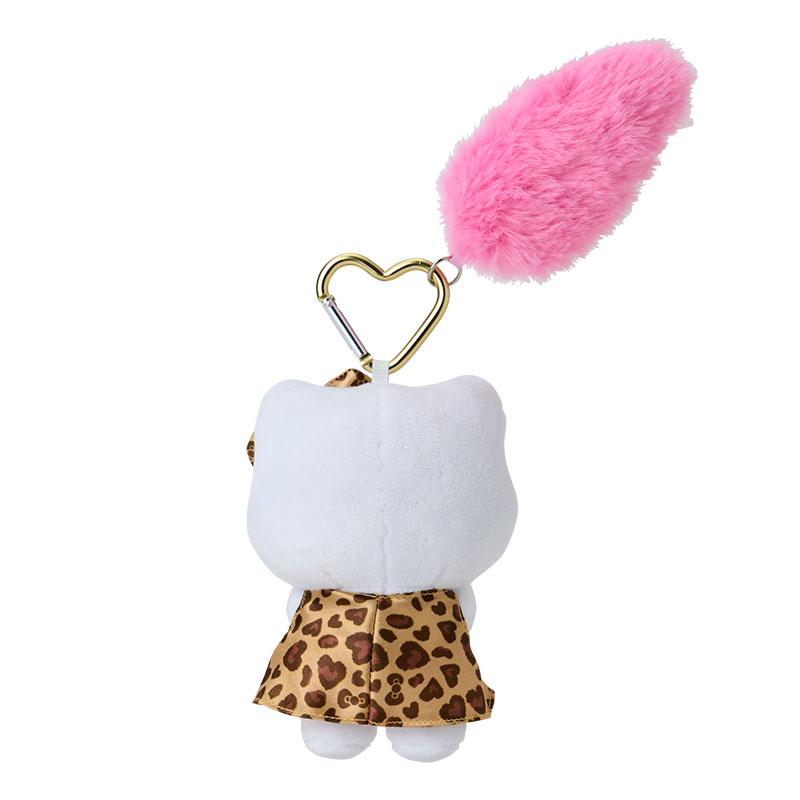 Hello Kitty Plush Keychain Tail Leopard GOGO GAL Collection Sanrio Japan