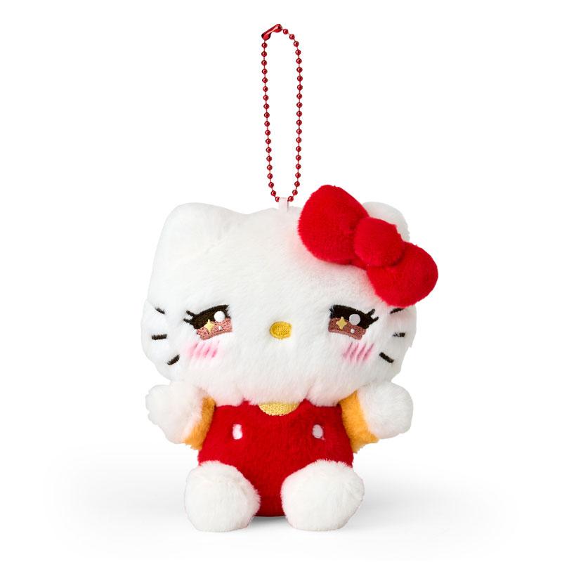 Hello Kitty Plush Mascot Holder Keychain Kirakira Twinkle Sanrio Japan 2024