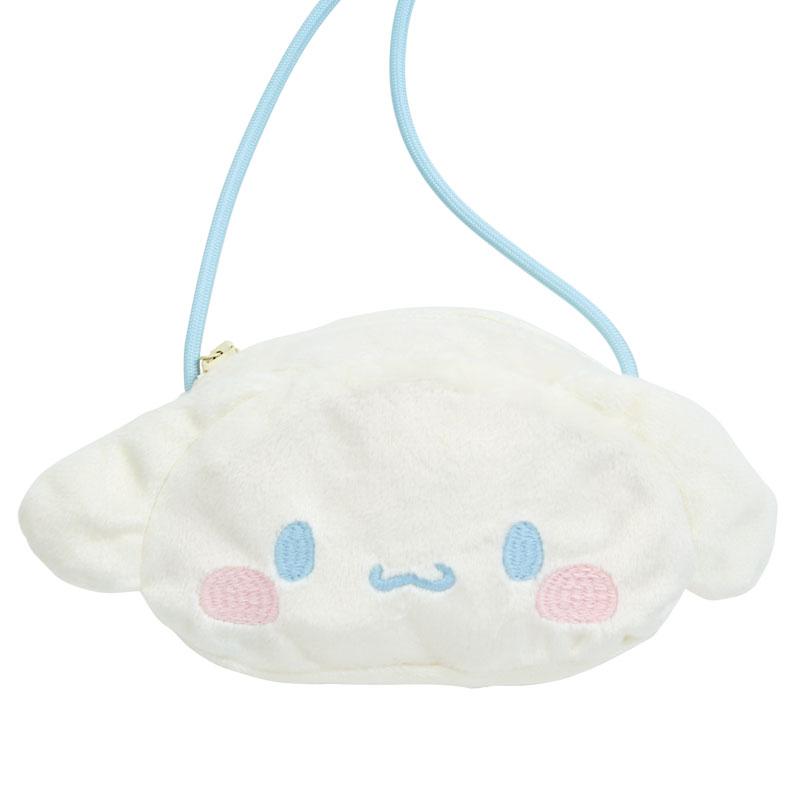 Cinnamoroll Kids Plush Pochette Bag Face Shape Sanrio Japan