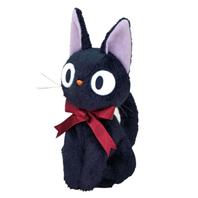 Kiki's Delivery Service Jiji Cat Fluffy Otedama Plush Doll M Studio Ghibli Japan