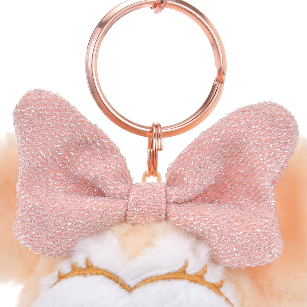 Minnie Plush Keychain Winter Shiny Color Disney Store Japan 2024