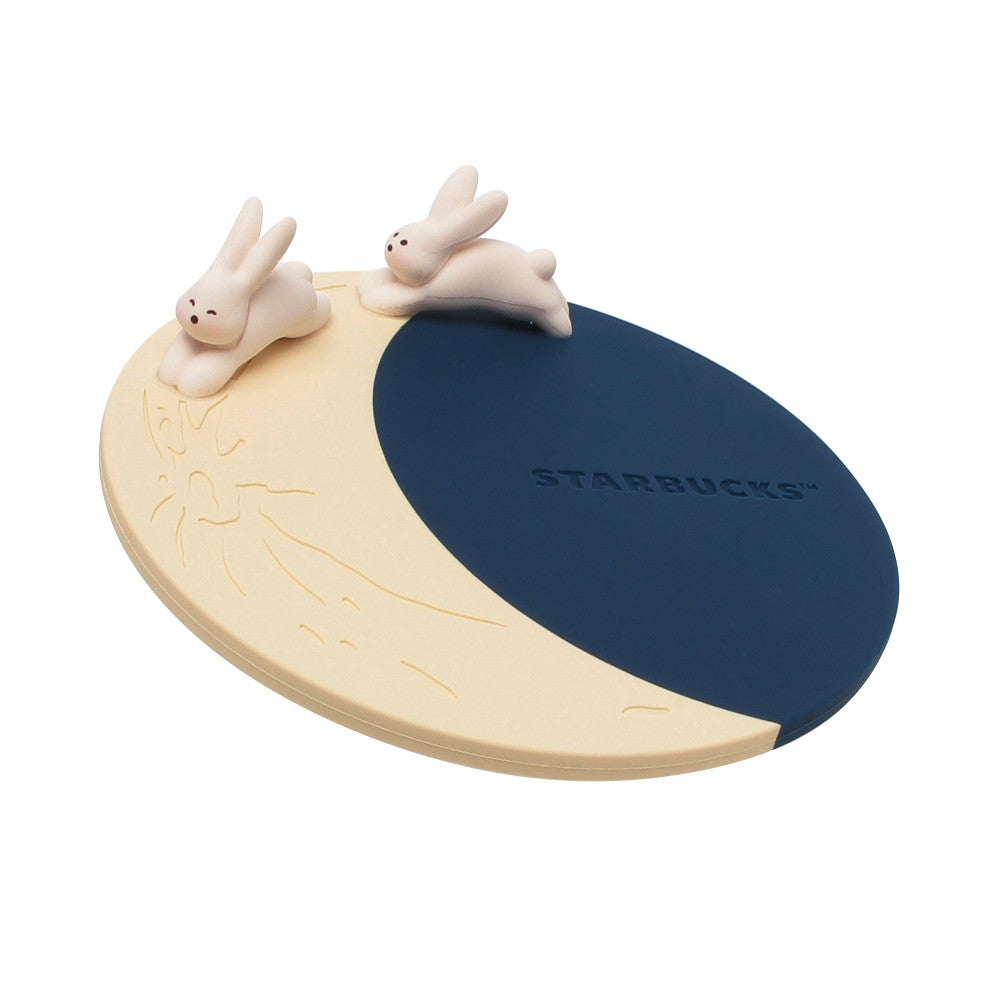 Starbucks Japan Autumn Festival 2025 Silicon Coaster Moon & Rabbit