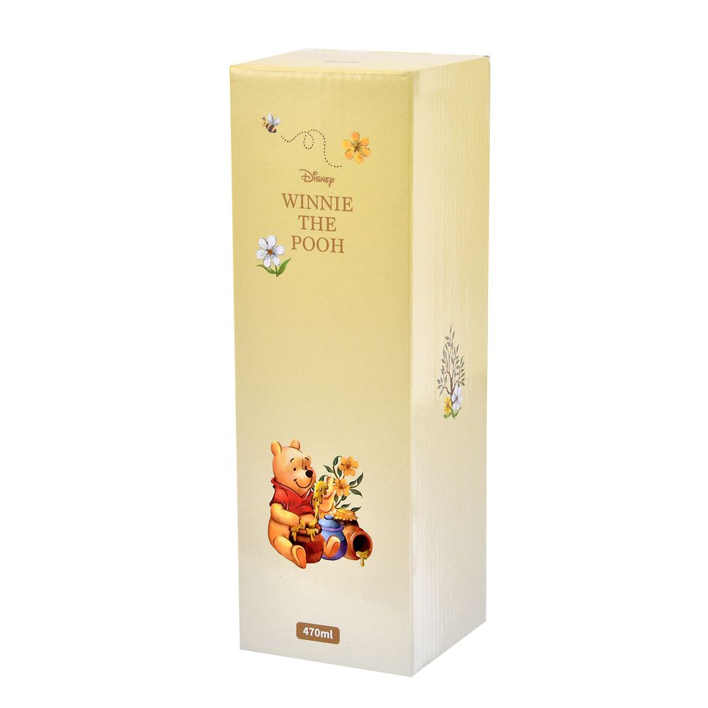 Winnie the Pooh Stainless Bottle Strap 470ml Gradiention Disney Store Japan 2025