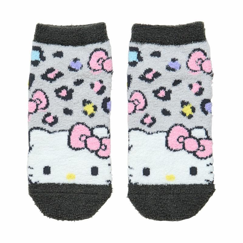 Hello Kitty Socks Mokomoko Fluffy Leopard Sanrio Japan 2025