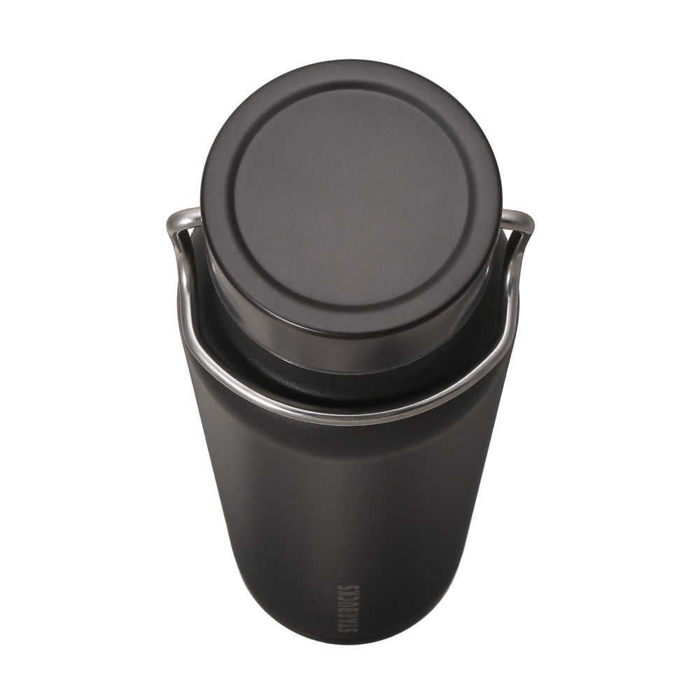 Matte Black Stainless Bottle Handle & Lid 680ml Starbucks Japan Christmas 2025
