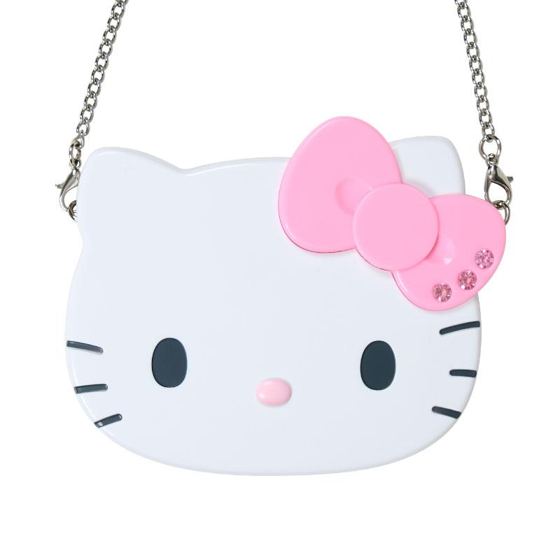 I Love Hello Kitty Mirror with Chain Pink Sanrio Japan 2024