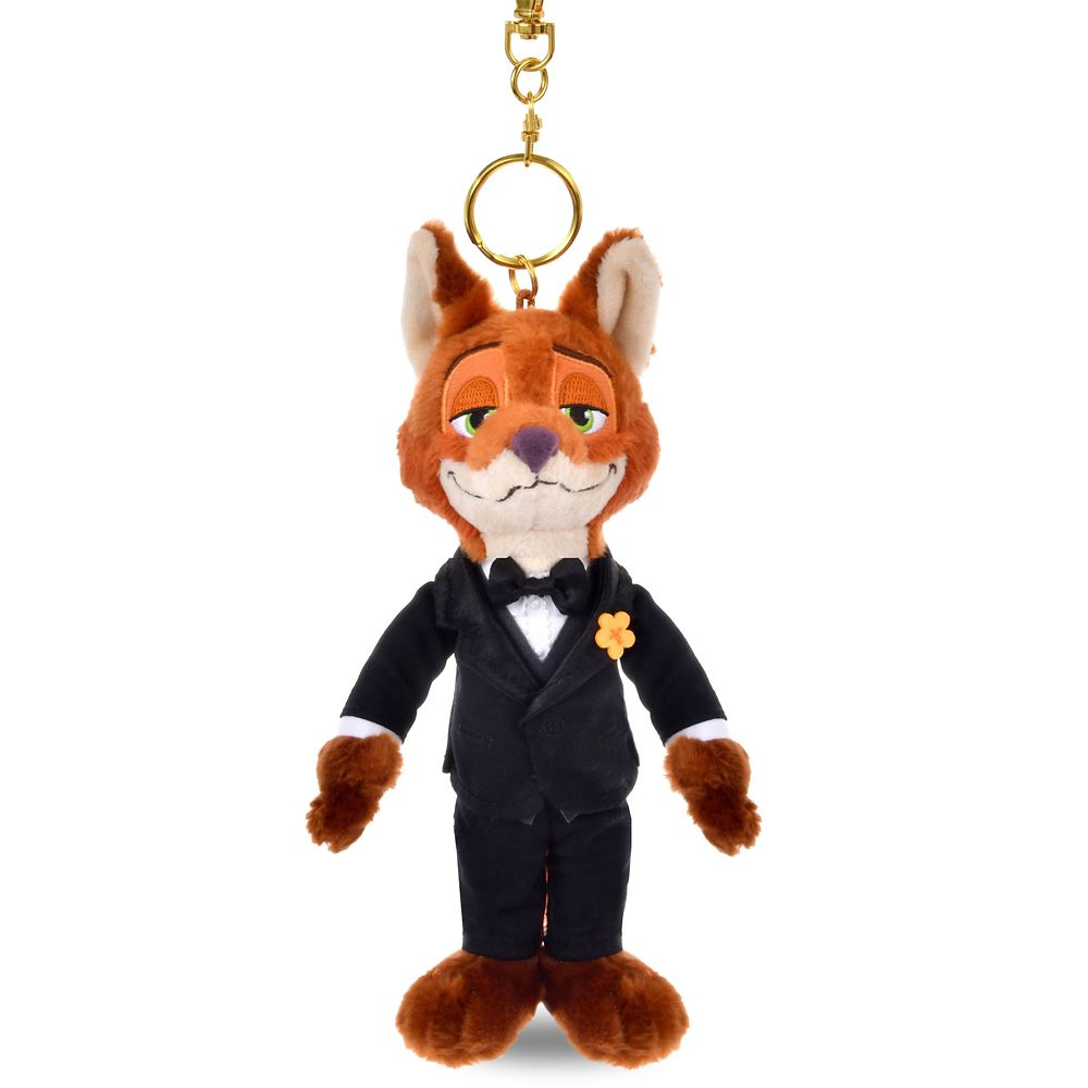 Zootopia 2 Nick Wilde Plush Keychain Formal Disney Store Japan 2025
