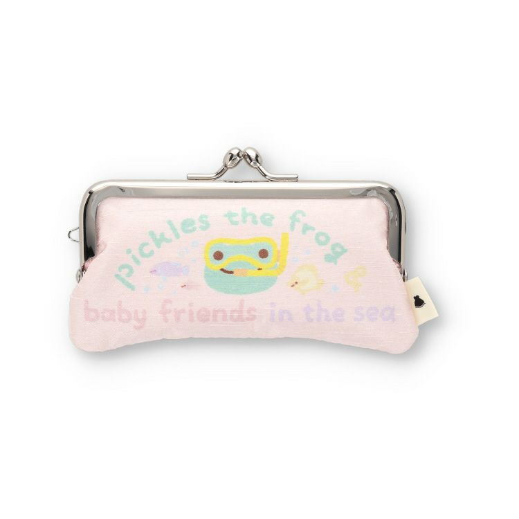 Pickles the Frog Clasp Pouch Sea Friends Pink AYANOKOJI Japan 2025