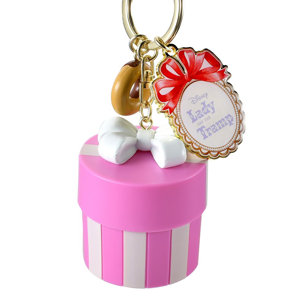 LADY AND THE TRAMP 70TH Keychain Key Holder Disney Store Japan