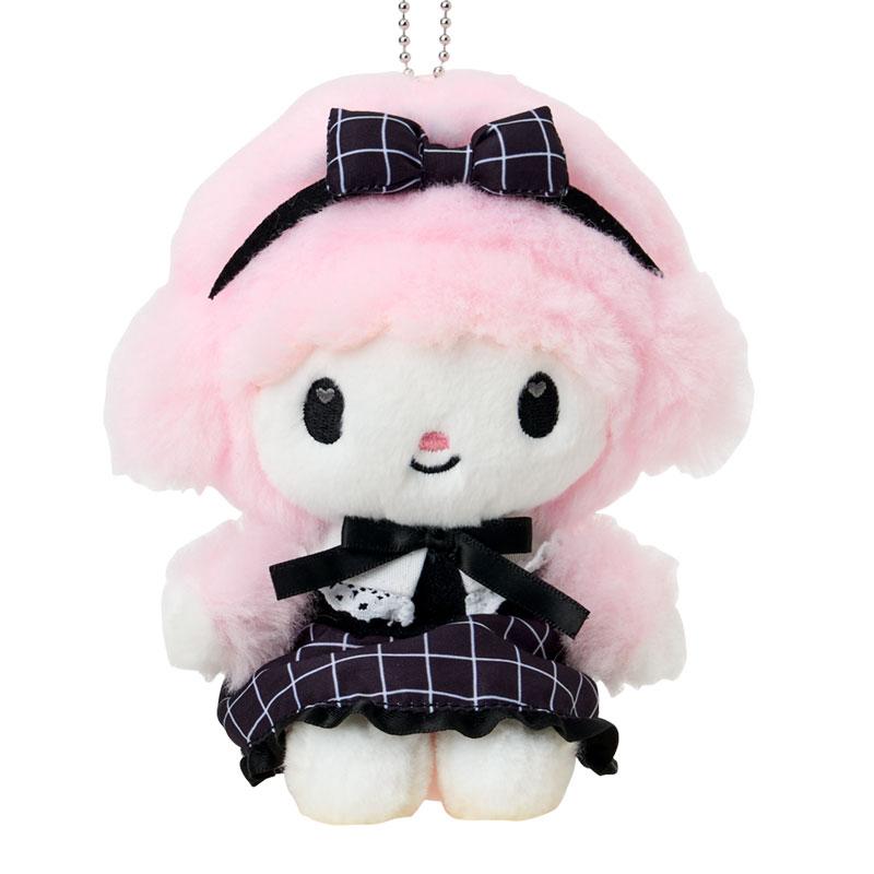 My Sweet Piano Plush Mascot Holder Keychain Black Graph Sanrio Japan 2025