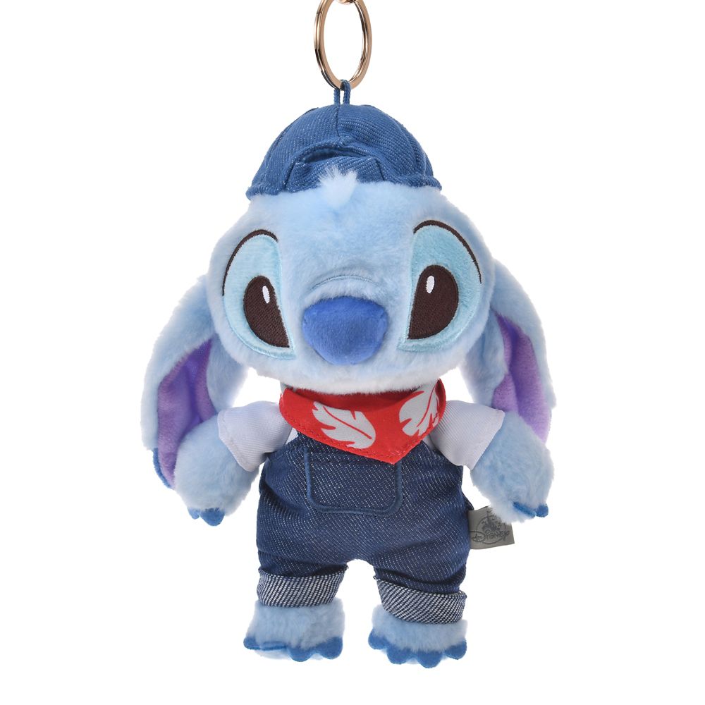 Stitch Denim Plush Keychain Disney Store Japan 2025 Limit