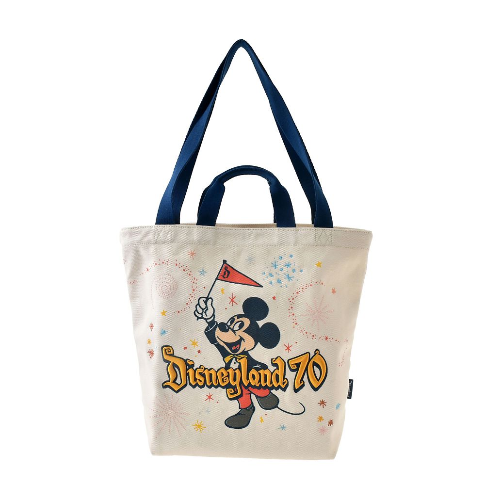 Mickey Tote Bag DISNEYLAND RESORT 70TH CELEBRATION Disney Store Japan 2025