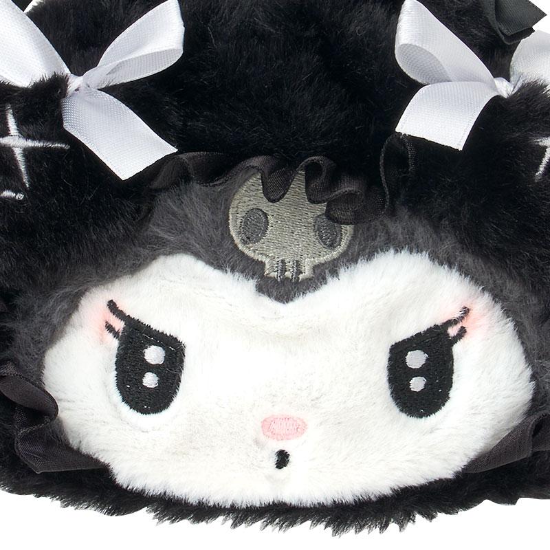 Kuromi Plush Round Drawstring Pouch Moonlight Sanrio Japan 2025