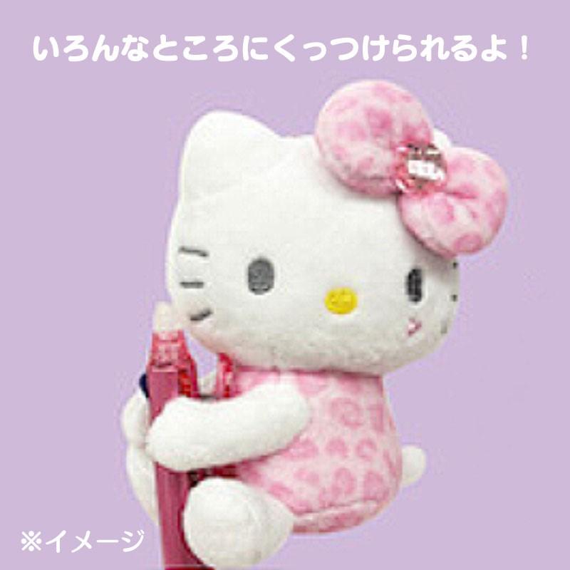 Hello Kitty Hug Plush Keychain Leopard GOGO GAL Collection Sanrio Japan 2024