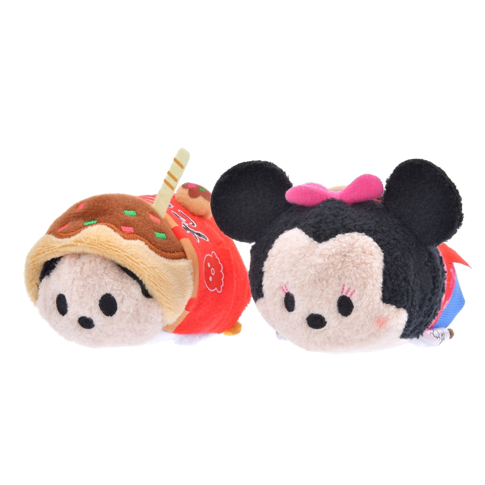 Minnie Takoyaki Tsum Tsum Plush Doll mini S Japanese Food Disney Store Japan