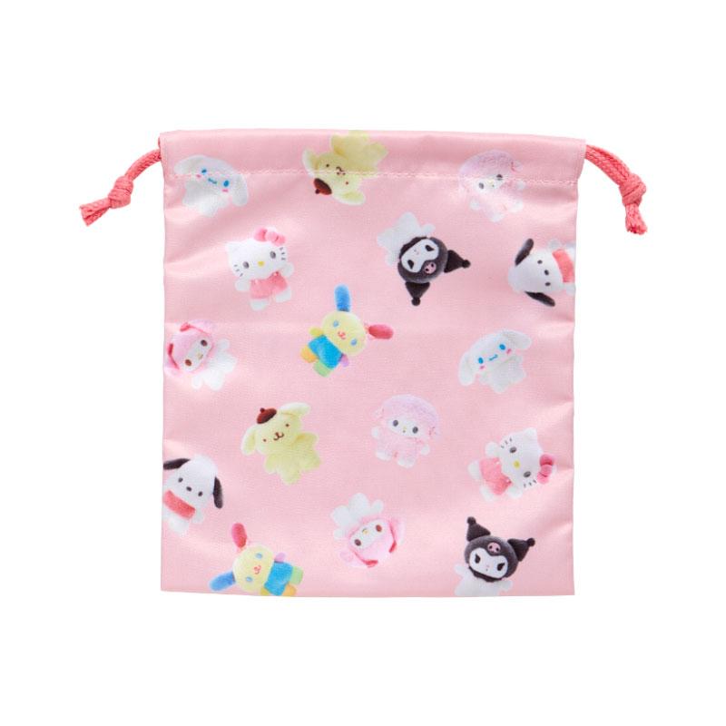 Drawstring Pouch Set Character Pitatto Friends Photo Sanrio Japan 2024